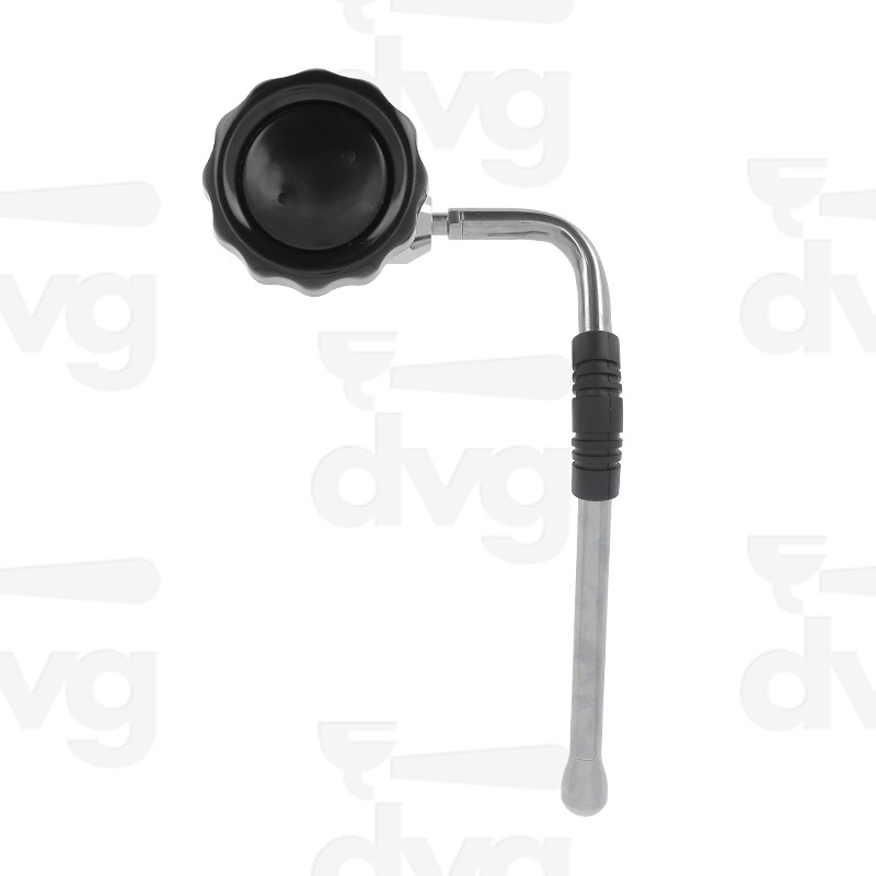 RUBINETTO COMPLETO DI TUBO VAPORE INOX DESTRO -Mod. RETRO'